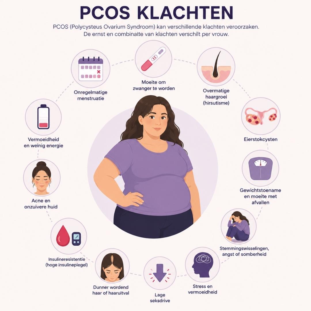 PCOS symptomen vrouw PCOS symptomen vrouw